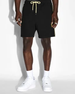 Discount Ksubi Synthesis Short Black Yellow