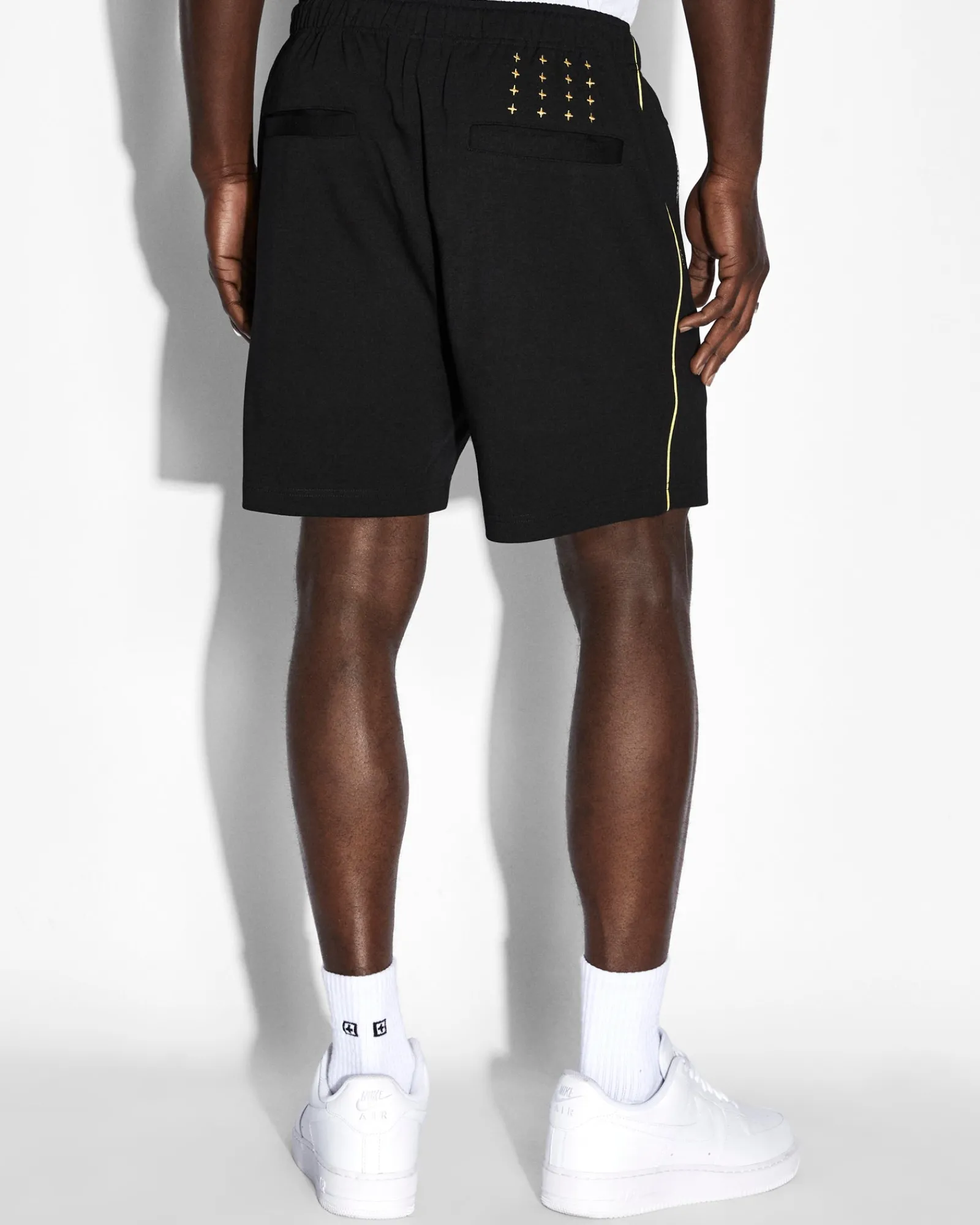 Discount Ksubi Synthesis Short Black Yellow