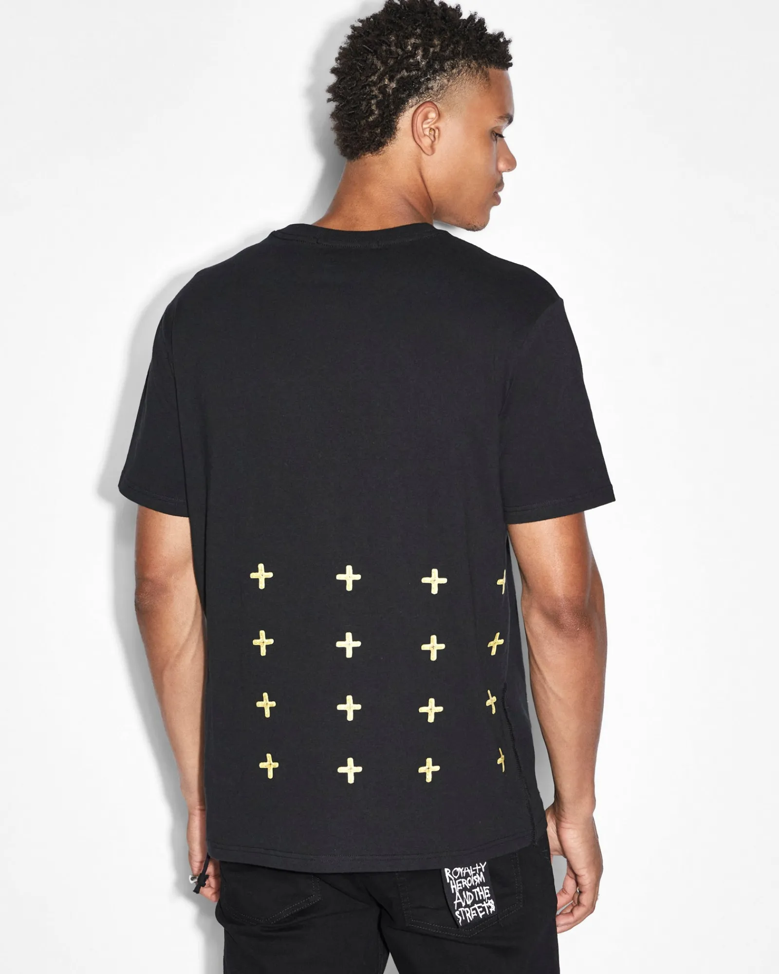 Shop Ksubi Token Kash Ss Tee Jet Black