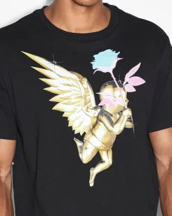 Shop Ksubi Token Kash Ss Tee Jet Black