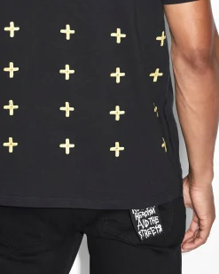 Shop Ksubi Token Kash Ss Tee Jet Black