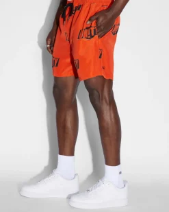 Discount Ksubi Unity Sign Burner Boardshort Orange