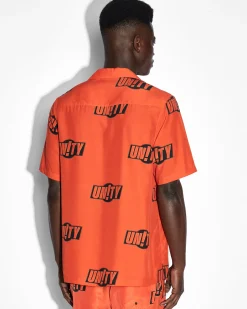 Store Ksubi Unity Sign Resort Ss Shirt Orange