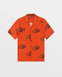 Store Ksubi Unity Sign Resort Ss Shirt Orange