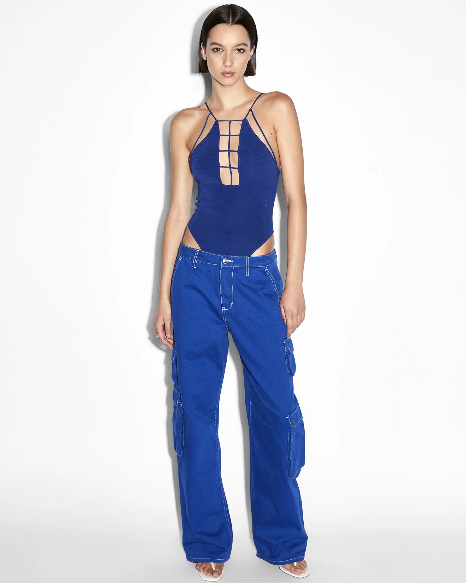 Best Sale Ksubi Untamed Bodysuit Cobalt