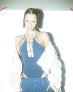 Best Sale Ksubi Untamed Bodysuit Cobalt