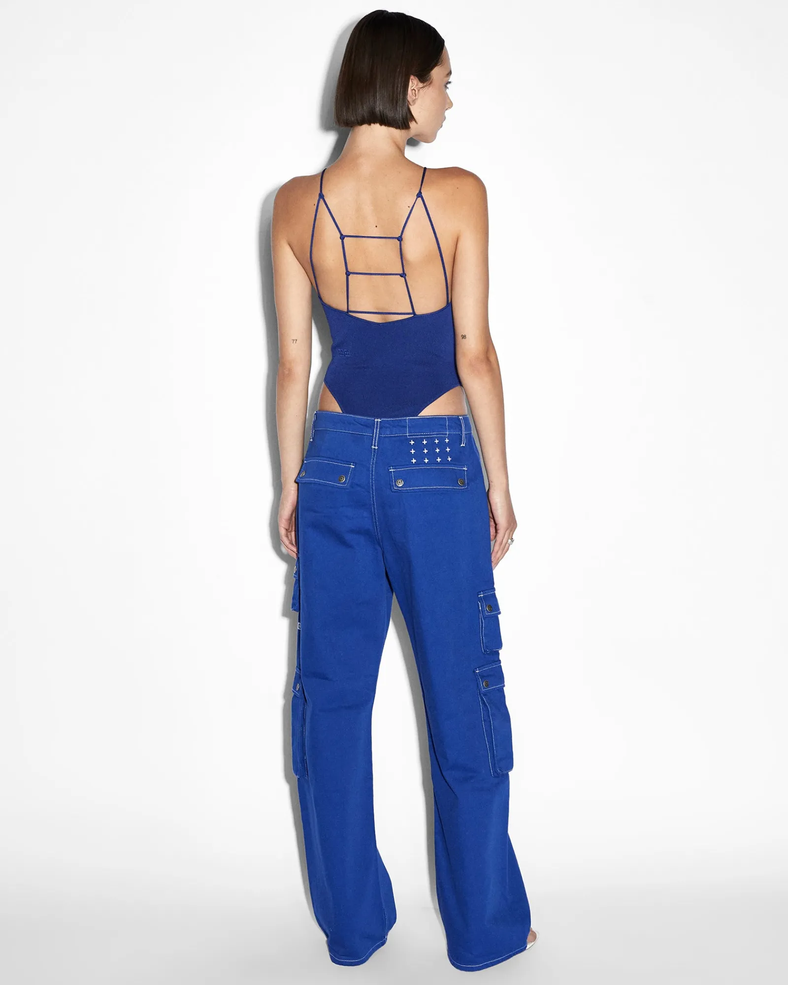 Best Sale Ksubi Untamed Bodysuit Cobalt