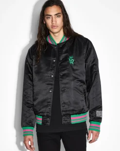 Fashion Ksubi Unwise Bomber Jacket Black
