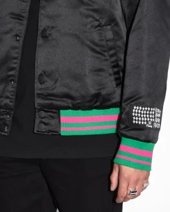 Fashion Ksubi Unwise Bomber Jacket Black