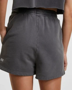 Shop Ksubi Varsity Trak Short Washed Grey