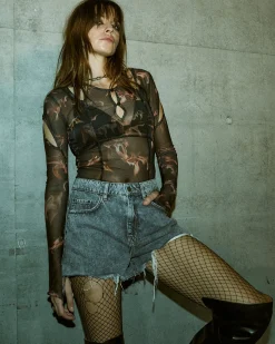 Flash Sale Ksubi Void Mesh Ls Top Consumed