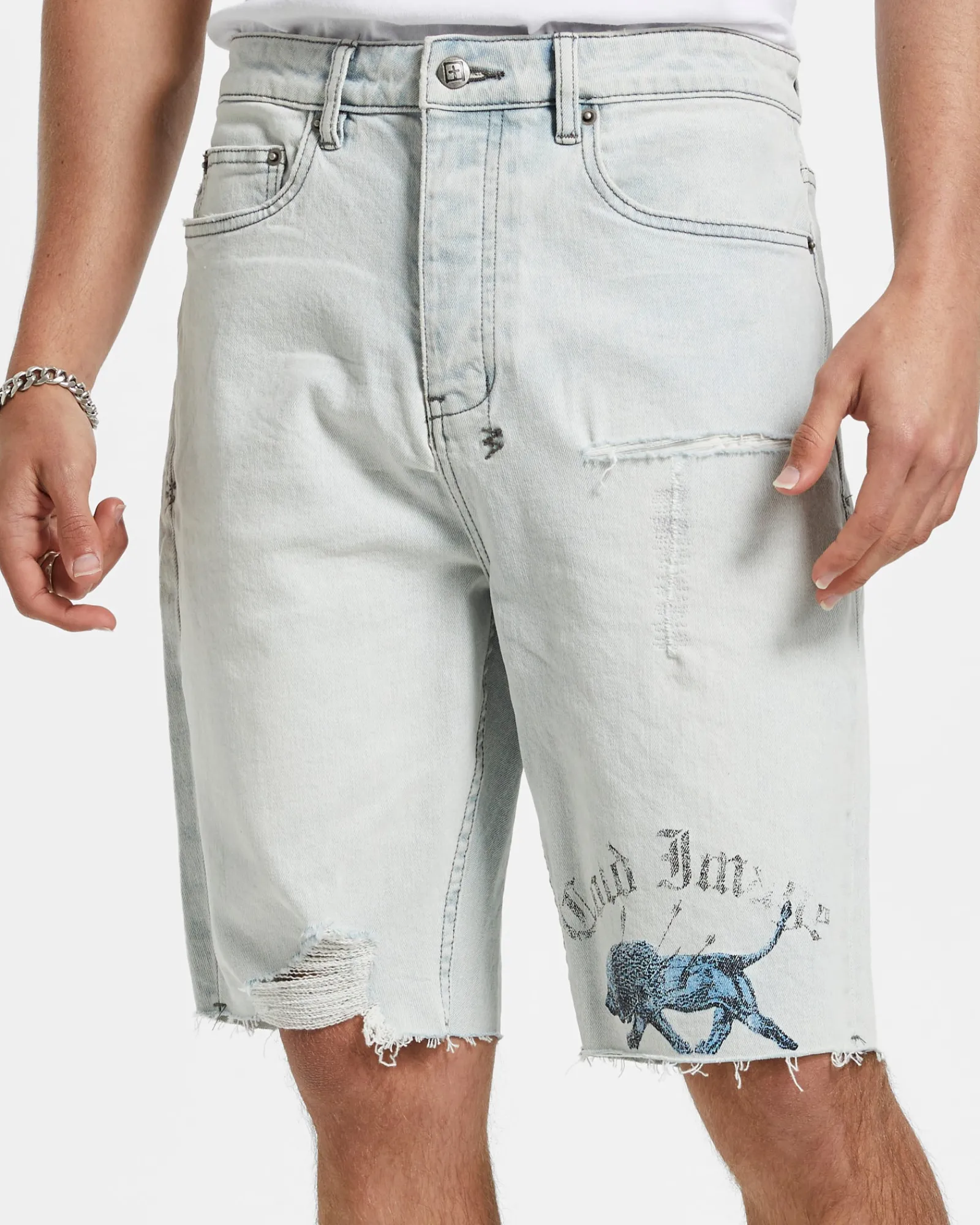 Sale Ksubi Wolf Short Cold Image Iced