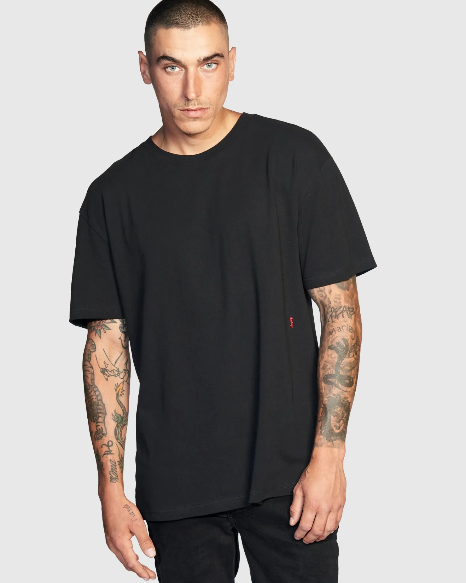 Store Ksubi 4X4 Biggie Ss Tee Black/Red