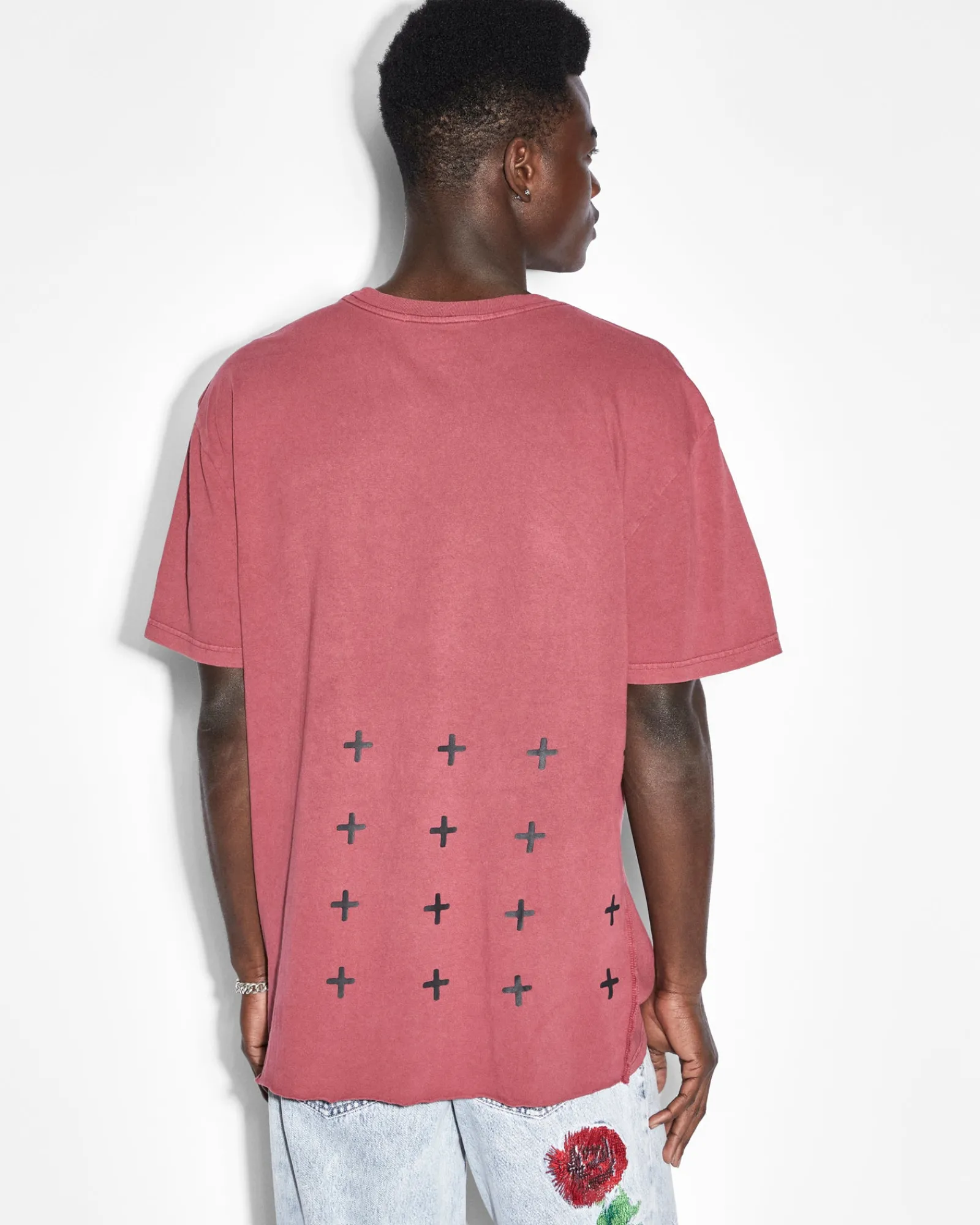 Clearance Ksubi 4X4 Biggie Ss Tee Oxblood