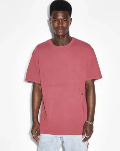 Clearance Ksubi 4X4 Biggie Ss Tee Oxblood