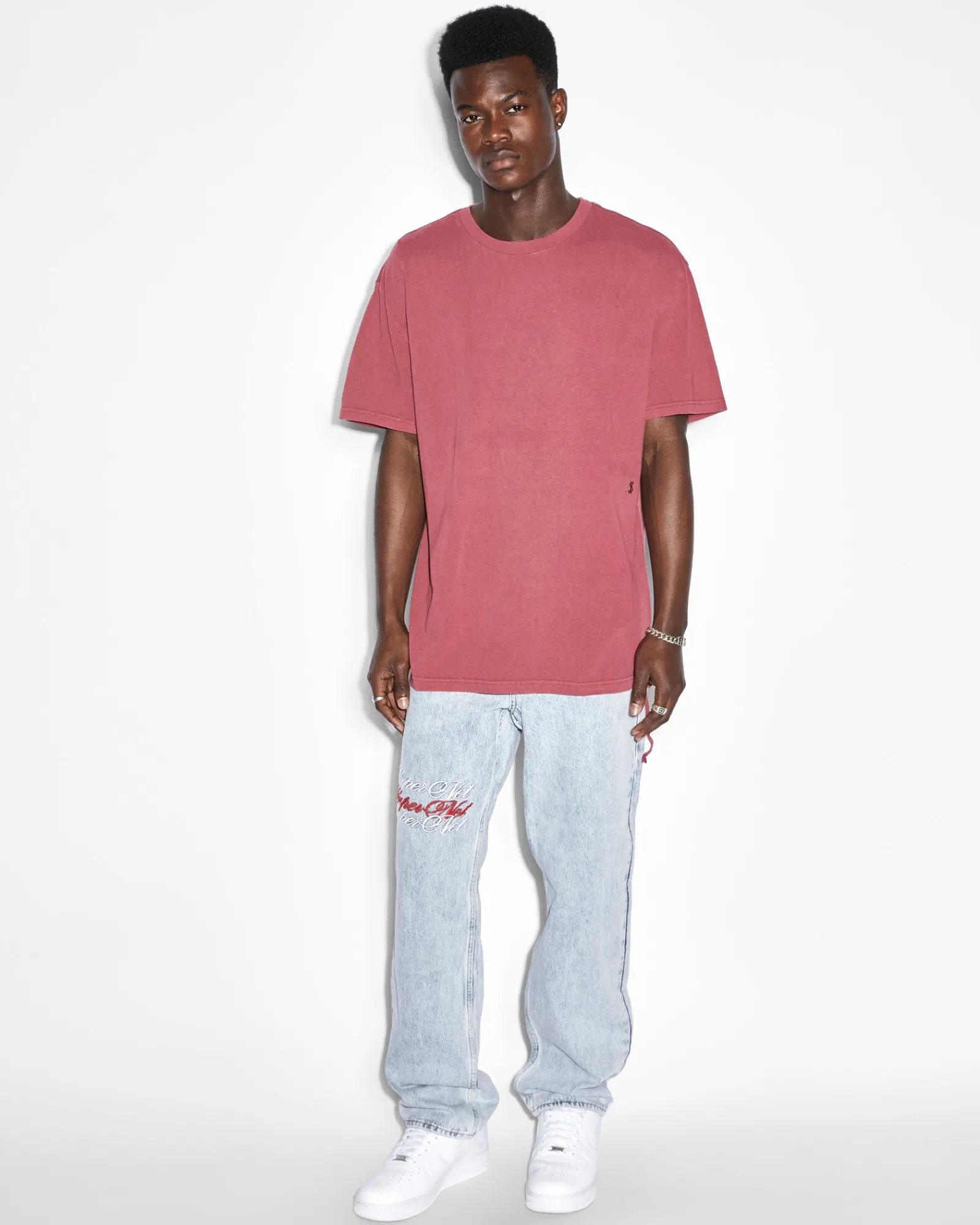 Clearance Ksubi 4X4 Biggie Ss Tee Oxblood