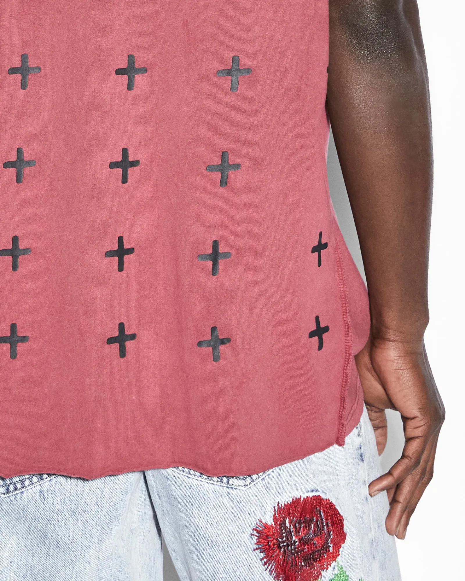Clearance Ksubi 4X4 Biggie Ss Tee Oxblood