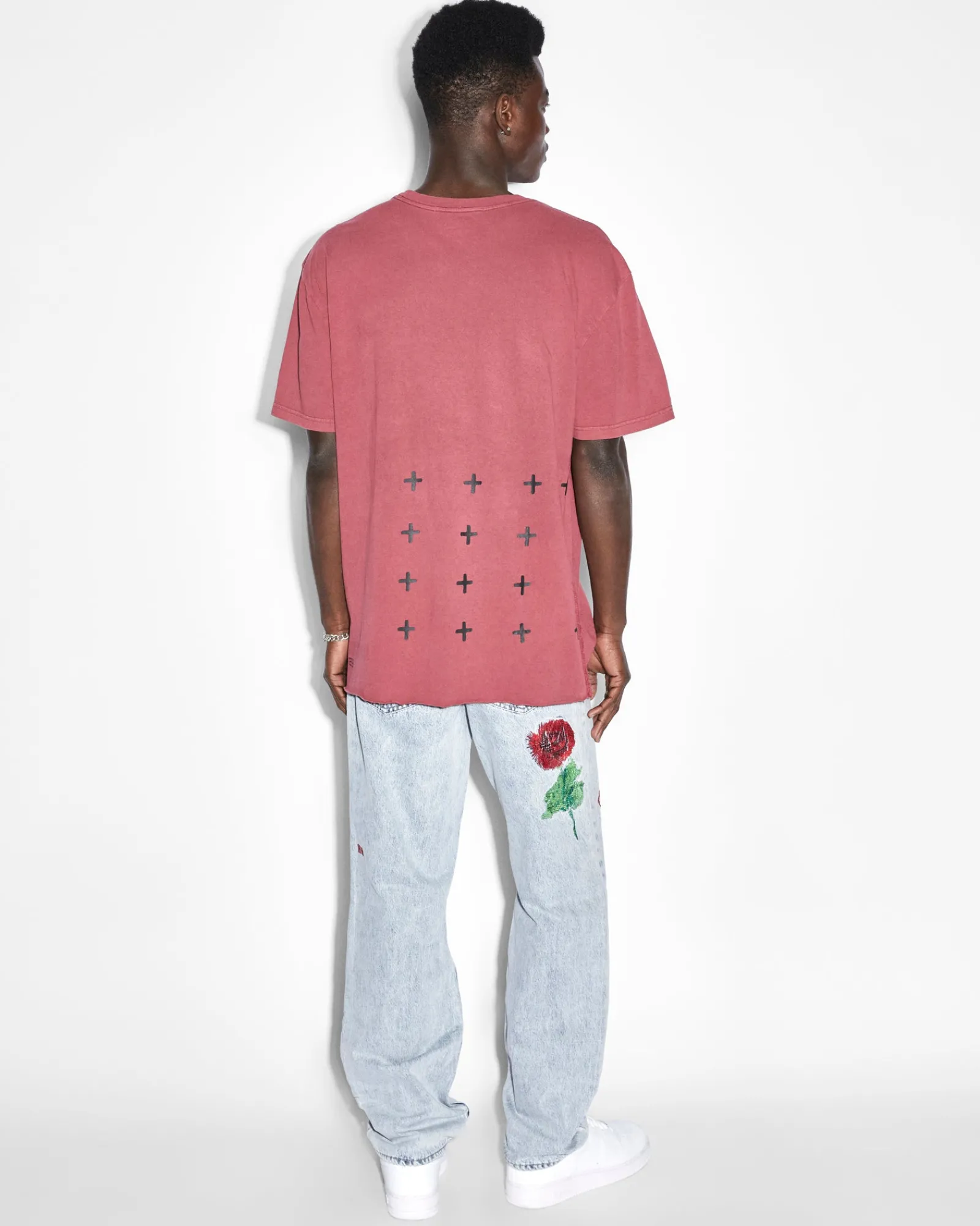 Clearance Ksubi 4X4 Biggie Ss Tee Oxblood