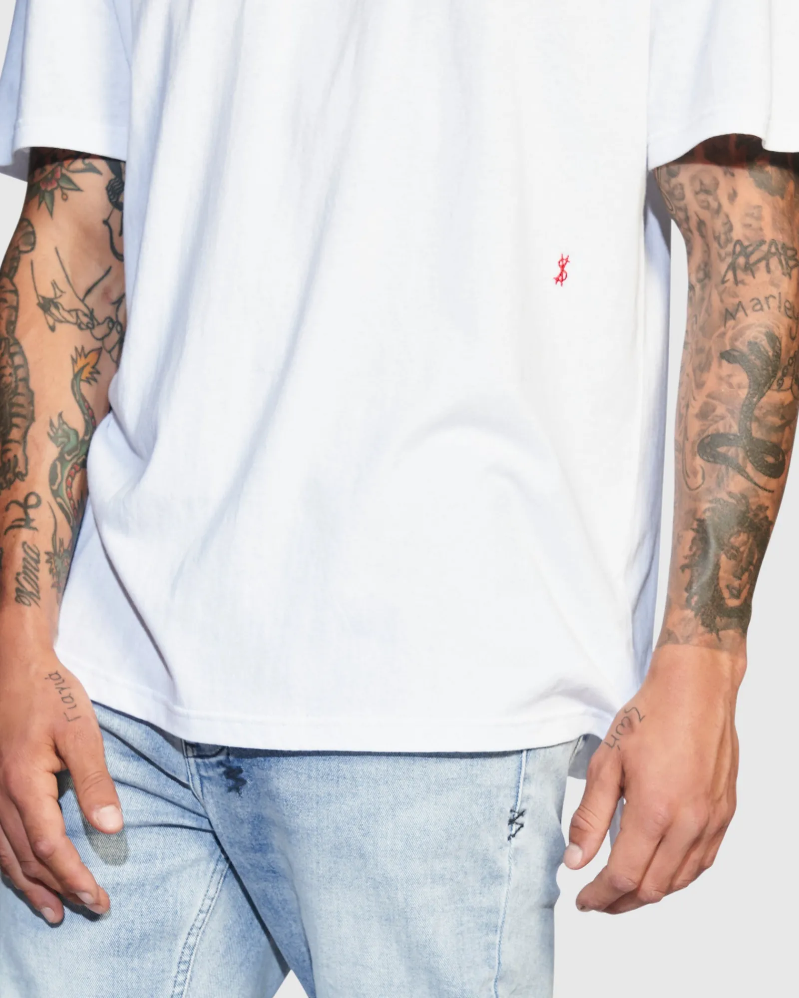 Fashion Ksubi 4X4 Biggie Ss Tee White/Red