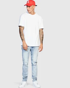Fashion Ksubi 4X4 Biggie Ss Tee White/Red