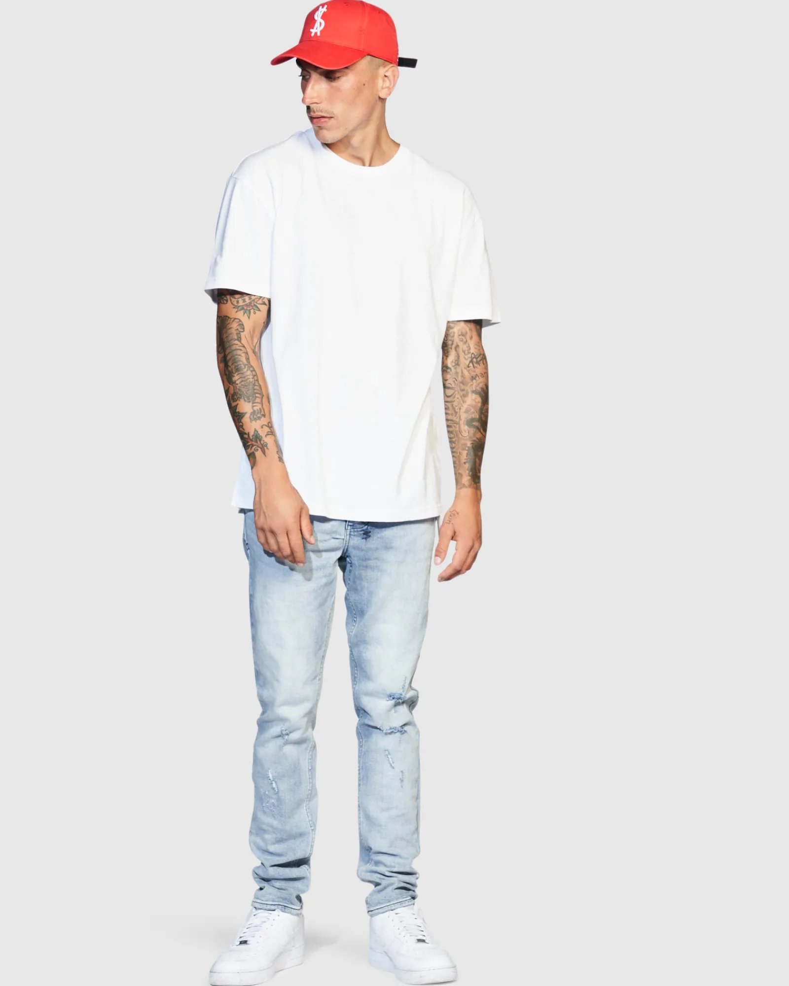 Fashion Ksubi 4X4 Biggie Ss Tee White/Red