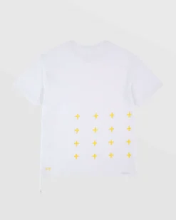 Fashion Ksubi 4X4 Biggie Ss Tee White/Yellow