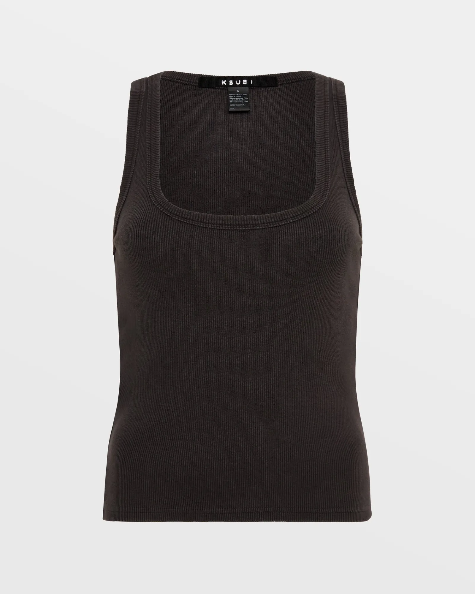 Flash Sale Ksubi 3X4 Origin Tank Washed Black
